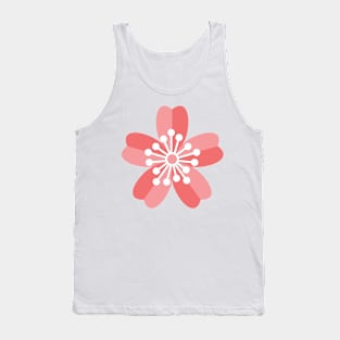 Cute Colorful Hibiscus Tank Top